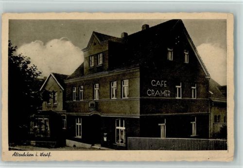 Altenbeken 1944 Cafe Cramer AK
