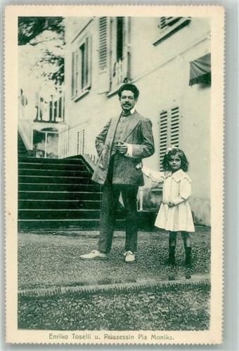Komponist Enriko Toselli und Prinzessin Pia Monika