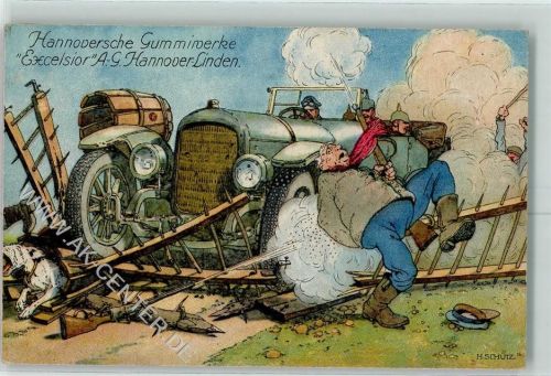Excelsior Hannoversche Gummiwerke sign. H. Schütz Militär