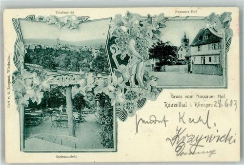 Rauenthal 1903 Nassauer Hof