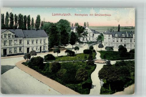 Lommatzsch Reichsplatz Gasthaus Schützenhaus