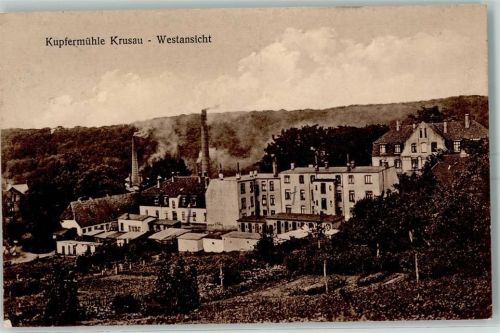 Krusa Westansicht Kupfermühle Landpost Wassersleben über Flensburg