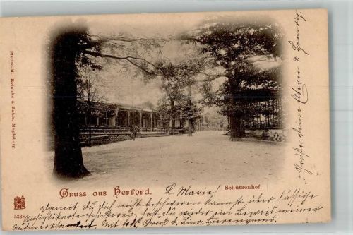 Herford 1900 Gasthaus Schützenhof