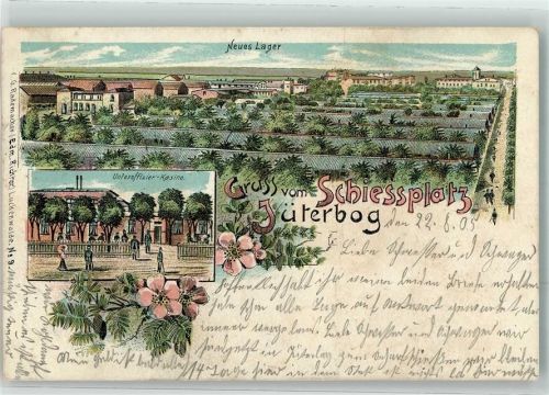 Jüterbog 1905 Schießplatz Unteroffizier Kasino Neues Lager