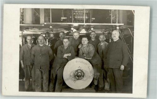 General Anzeiger Mitarbeiter in der Druckerei Druckerei Foto AK