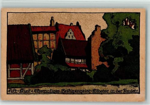 Kiel Heiligengeist Kloster in der Faulstr. AK