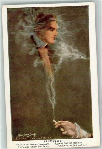 Reinthal & Newmann Nr.668 Flirting Serie sign. Alfred James Deway