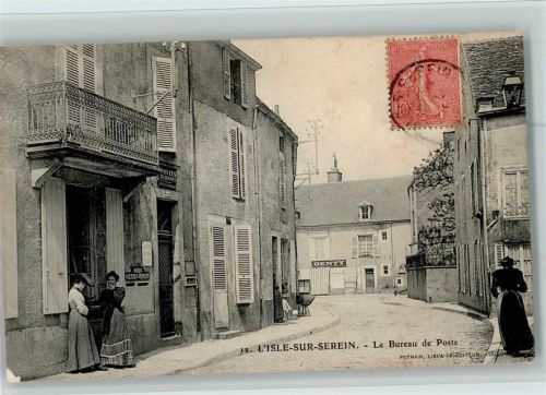 89440 L'Isle-sur-Serein - Le Bureau de Poste Postamt Post Emaileschild