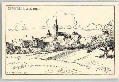 Eppingen 1915 sign. H. Armbruster