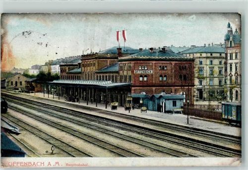 Offenbach 1907 Hauptbahnhof