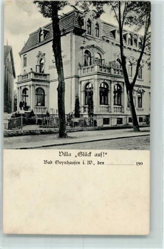 32545 W4970 Bad Oeynhausen Foto AK Villa Glück auf