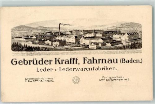 79650 W7860 Fahrnau - Lederwarenfabrik Gebr. Krafft