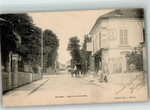 Villiers Rue de la Station Kutsche