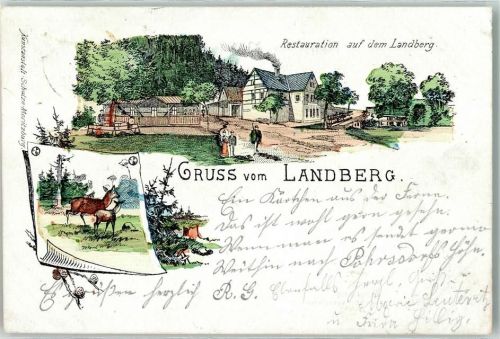 Herzogswalde Gasthaus auf dem Landberg Wild