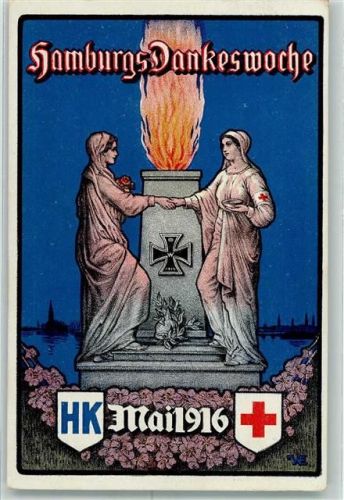 Hamburg 1917 Dankeswoche Mai 1916 Eisernes Kreuz WK I