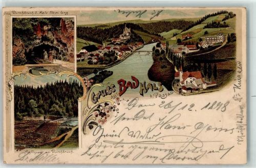Hals 1898 Durchbruch Trieftspeer Ilz Ilzbrücke