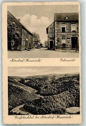56290 W5449 Mörsdorf , Hunsrück - Großbachtal
