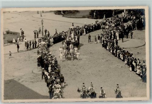 Frankfurt Radfahrerfest 1911 Festzug Festwgen Ort lt. Verlag