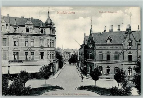 Euskirchen 1907 Bahnhofstraße Hotel Zur Post