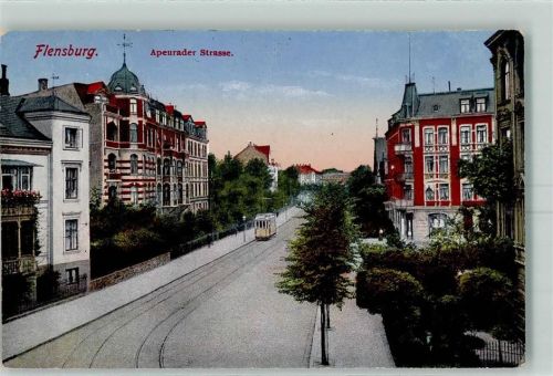 Flensburg Apeurader Straße Straßenbahn