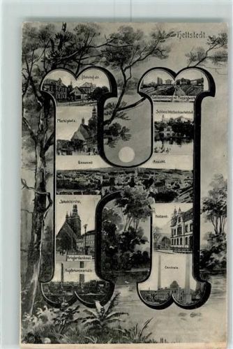 Hettstedt 1914 Buchstabenkarte
