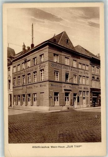 50667 W5021 Köln Altstadt-Nord 103 - Gasthaus Altkölnisches Wein Haus zur Timp am Malzbüchel