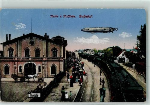 Heide Bahnhof Stempel Soldatenbrief Ers. Batl. Res. Inf. Regt. 31