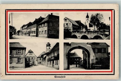96250 W8629 Ebensfeld - Schwarz-Weiß-Rot