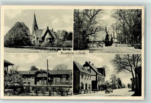 Brokstedt Kirche Auto Bahnhof