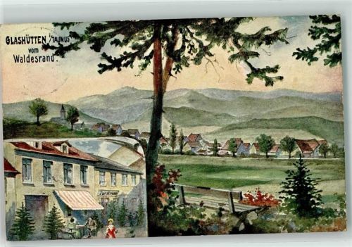 Glashütten 1912 Gasthaus zur Krone