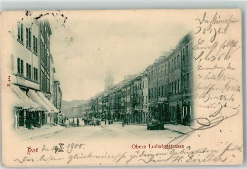 Hof 1900 Obere Ludwigsstraße