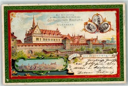 Nürnberg 1902 50. jähriges Jubiläum des Germanischen Museums Porträts