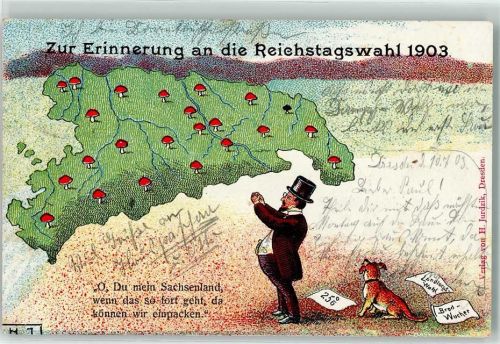 Erinnerung Reichstagswahl 1903 Politik 1903