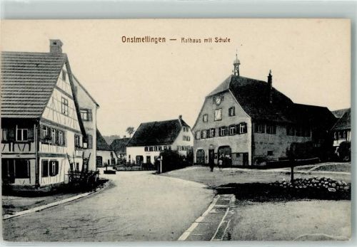 Onstmettingen Rathaus u. Schule