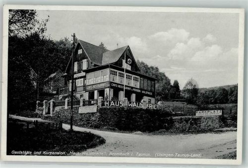 Brombach WK II Gasthaus-Pension Haus Waldfriede