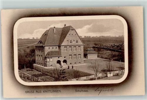 75438 W7134 Knittlingen 1916 - Schulhaus Lazarett