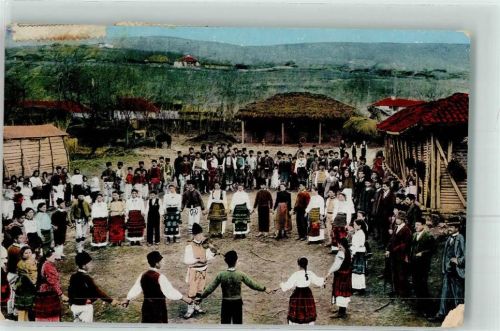 Ostrowo Danse au village Ostrowa Tracht