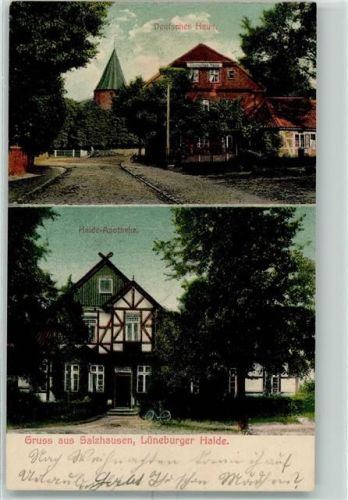 Salzhausen 1911 Deutsches Haus Haide-Apotheke