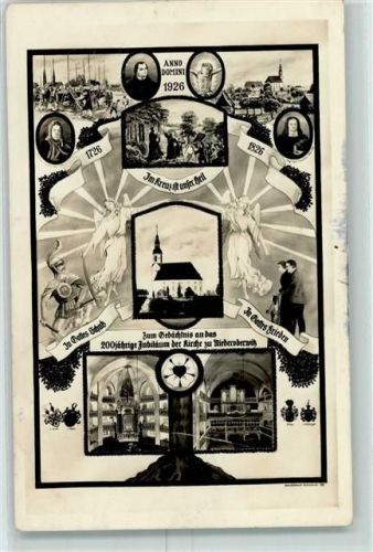 Niederoderwitz 200 jähriges Jubiläum der Kirche 1926 Porträts Engel