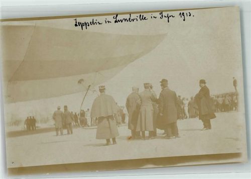 1914 Zeppelin in Luneville 1913 AK