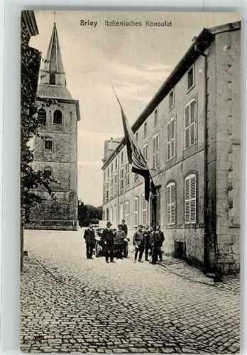 Briey Italienisches Konsulat Aufnhame Eugen Jacobi Sammlung Weltkrieg 1914 Nr. 23