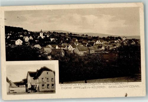 61479 W6246 Schloßborn 1916 - Gasthaus Frankenbach