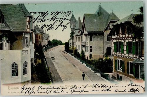 Barmen 1904 Am Töllethurm Villenviertel