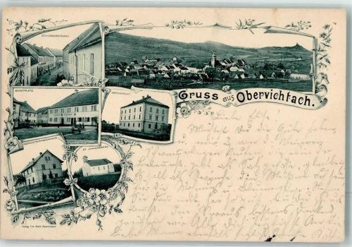 92526 W8474 Oberviechtach - Amtsgericht Marktplatz Schlosserstraße St. Johannesberg