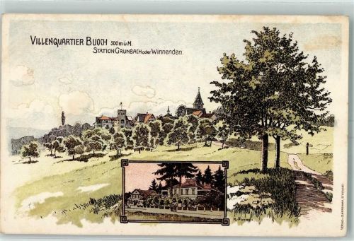 Buoch 1908 Villenquartier sign K. Fuchs