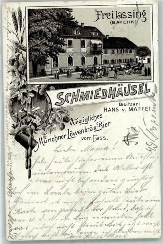 Freilassing 1899 Schmiedhäusel Bes Hans v. Maffei