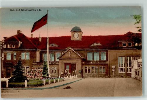 Niederwiesa Bahnhof Niederwiesa Fahne