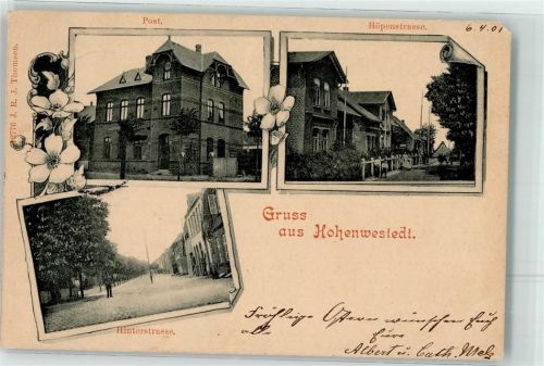 Hohenwestedt 190e Hinterstraße Post Höpenstraße