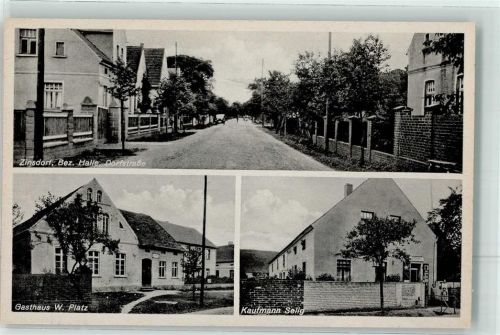Zinsdorf Dorfstraße Haus Kaufmann Selig Gasthaus Platz