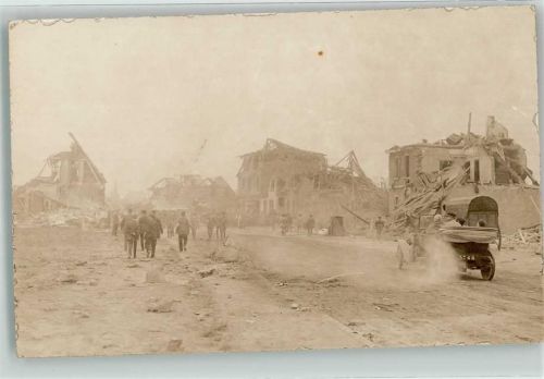 Oppau 1921 Explosion 1921 Zerstörte Häuser Ort handschriftlich